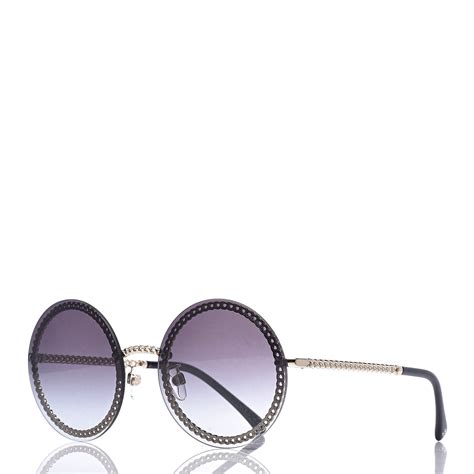 chanel sunglasses david jones|chanel round sunglasses with chain.